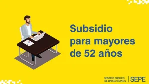 Subsidio para mayores de 52 años